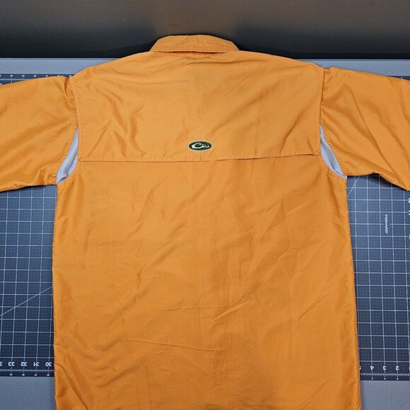 Drake Waterfowl Fishing Shirt Medium Wingshooter Flyweight Outdoors Vented Hiviz - Picture 12 of 16